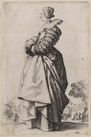 KG 10742
<br/>
Dame met mof ("Adel")
<br/>
<em>Callot, Jacques (1592 - 1635)</em>